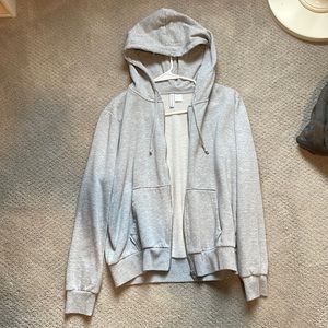Grey zip up Divided hoodie